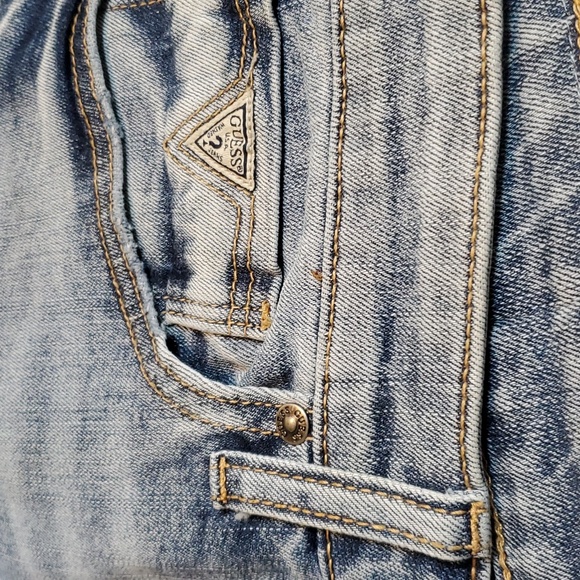 BNWT Guess Los Angeles Scotch Fit Skinny men's 36w x 30L Light Wash - Picture 11 of 11